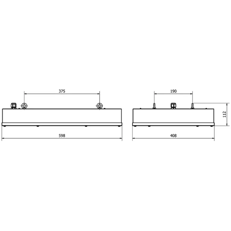 IP65 Impact Dimension Diagram