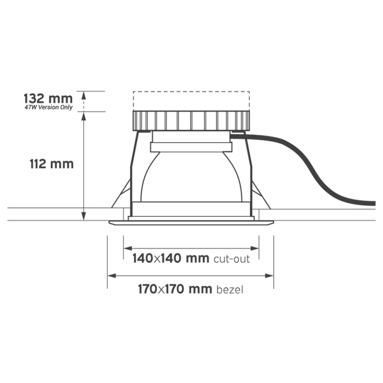Mondo 7 Dimension Diagram