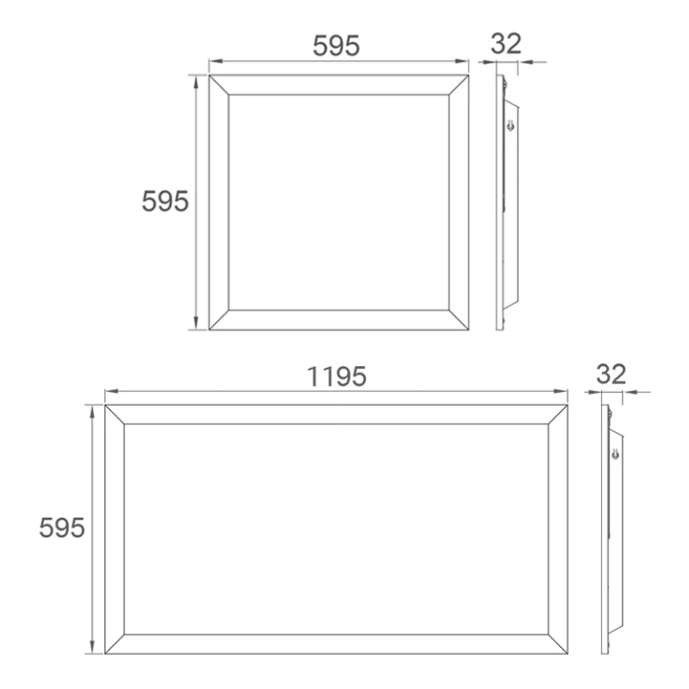 Panel Dimension Diagram
