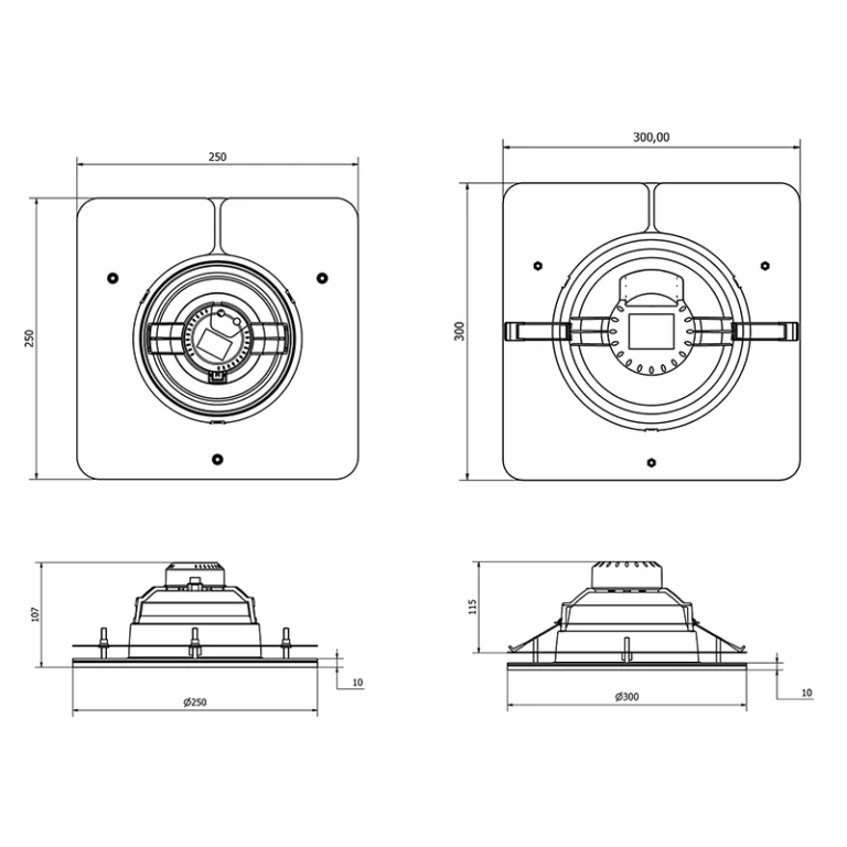 Urban Disc Dimension Diagram